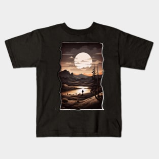 CLOUDY SUNSET Kids T-Shirt